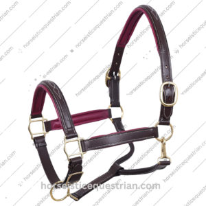 Luxe-Comfort Padded Leather Headcollar / Halter